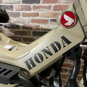 ハンターカブ CT125 ステッカー BタイプHONDA デカール2枚セット ミリタリー系 ステンシル カッティングシート カスタム