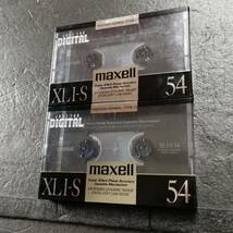 未開封　カセットテープ　maxell XLⅠ-S　54分　2本セット_画像1