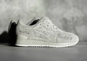 超美品 ASICS Gel-Lyte 3 Reigning Champ Grey 27cm US9 アシックス ゲルライト gel lyte レイニングチャンプ