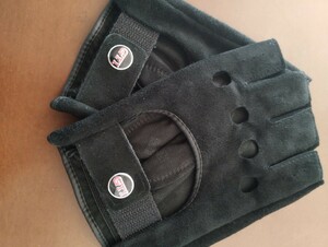  new goods GOLF GTI driving gloves sheepskin black size L(24)