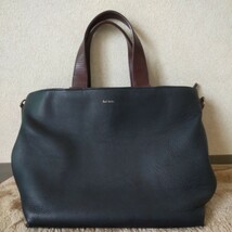 美品 Paul Smith ポールスミス レザー ハンドバッグ ミニトートバッグ _画像1