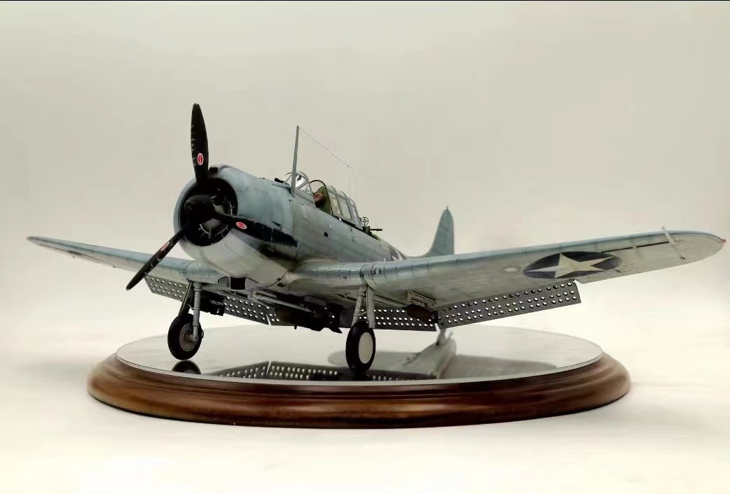 1/32 American SBD-1 producto terminado ensamblado y pintado, Modelos de plástico, aeronave, Producto terminado