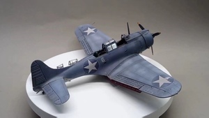 アカデミー1/48 アメリカ SBD-1 組立塗装済完成品