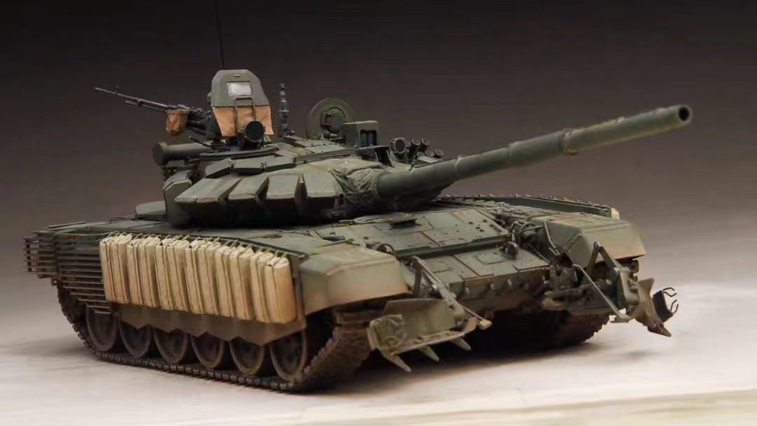 1/35 러시아군 주력전차 T-72B3M 조립 및 도색 완제품, 플라스틱 모델, 탱크, 군용 차량, 완제품