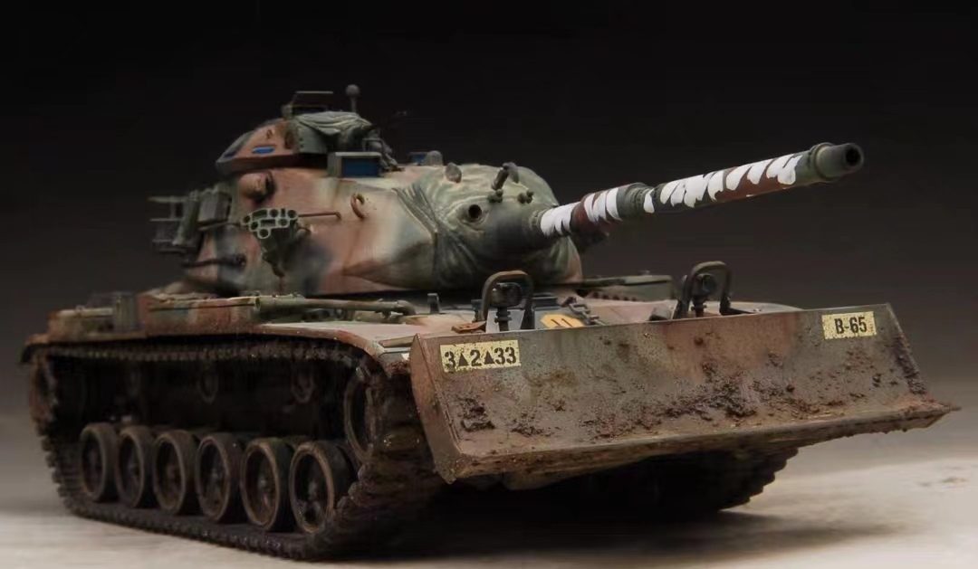 1/35 Tanque de batalla principal americano M60A3, ensamblado y pintado, producto completo, Modelos de plástico, tanque, Vehículos militares, Producto terminado