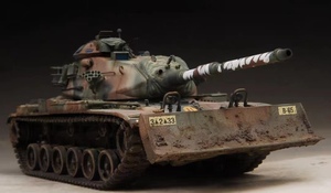 Art hand Auction 1/35 美国 M60A3 主战坦克, 组装和喷漆, 完整产品, 塑料模型, 坦克, 军用车辆, 完成的产品