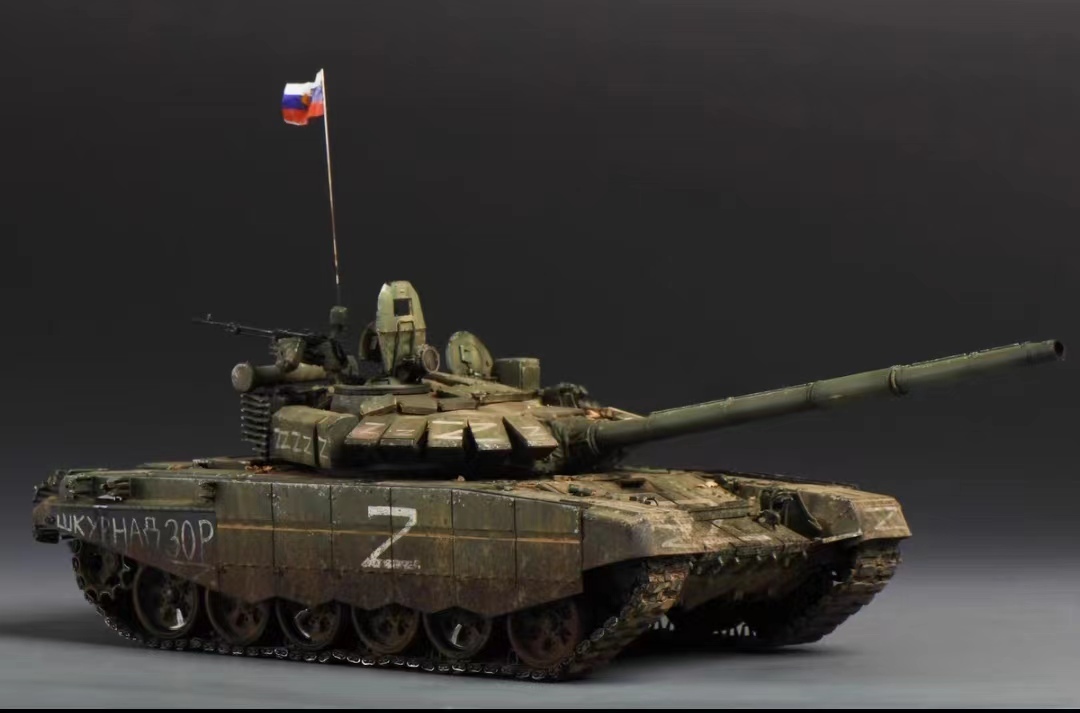 1/35 Russian Army T72B3M Main Battle Tank Assembled and painted finished product, Plastic Models, tank, Military Vehicles, Finished Product