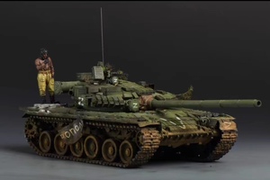 Art hand Auction 1/35 دبابة القتال الرئيسية للجيش الروسي T-80BV تم تجميعها وطلائها بالمنتج النهائي, نماذج بلاستيكية, خزان, المركبات العسكرية, منتج منتهي