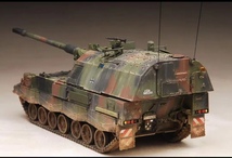 1/35 ドイツ PZH2000 自走砲 組立塗装済完成品_画像4