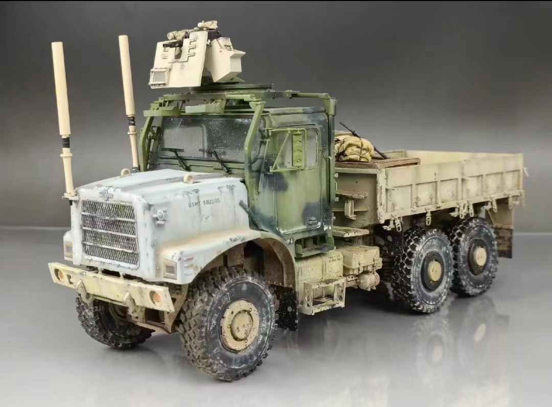 1/35 美国陆军 MTVR 货运卡车 组装涂装完成品, 塑料模型, 坦克, 军用车辆, 完成的产品