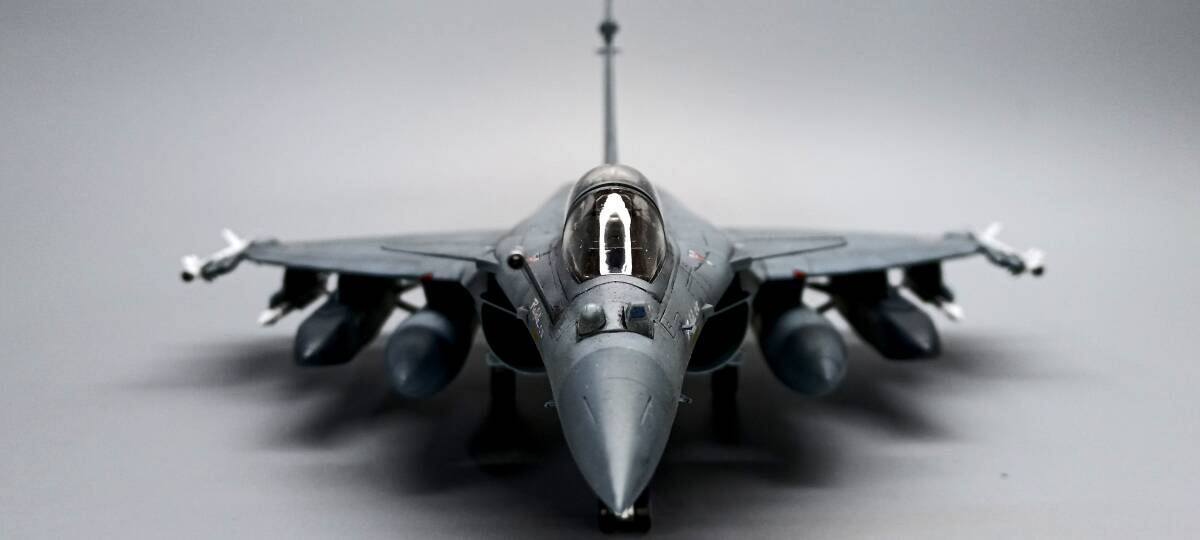 1/48 フランス空軍 ラファールC 組立塗装済完成品, プラモデル, 航空機, 完成品