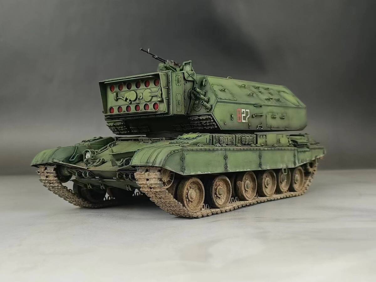 1/35 Sowjetunion 1k17 Panzer Zusammengebautes und bemaltes Fertigprodukt, Plastikmodelle, Panzer, Militärfahrzeuge, Fertiges Produkt