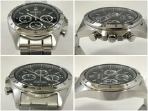 ☆未使用・動作品☆2024年3月20日購入! SEIKO セイコー スピリット クロノグラフ クォーツ 腕時計 8T63-00D0 黒文字盤_画像4