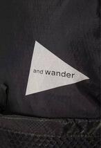 and wander　アンドワンダー　X-PAC　20L　デイパック　ブラック_画像10