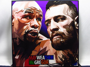 Art hand Auction [Neue Nr. 130] Pop-Art-Panel Mayweather Conor McGregor Mixed Martial Arts, Kunstwerk, Malerei, Porträt