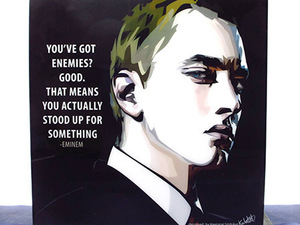 [ new goods No 182] pop art panel eminem