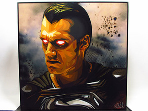 Art hand Auction [Nuevo No. 637] Panel de arte pop Superman Liga de la Justicia, obra de arte, cuadro, retrato