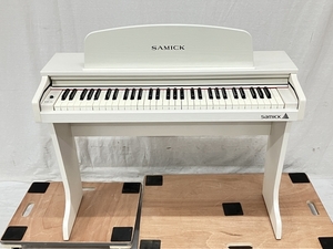 SAMICK 61 KID-O2 ミニサイズ 電子ピアノ 子供用 サミック 椅子付 楽器 中古 直 H7929687
