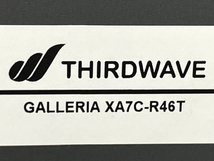 Thirdwave GALLERIA XA7C-R46T i7-13700F 32GB SSD1TB RTX 4060 Ti Win11 デスクトップパソコン 中古 良好 M8541296_画像9