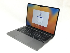 【充放電回数5回】 Apple MacBook Air M2 2022 MLXW3J/A ノート PC 8 GB SSD 256GB Ventura スペースグレイ 美品 中古 T8550248