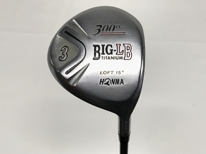 【1円】 HONMA 300CC BIG-LB TITANIUM 3W フェア ウェイ ウッド LOFT 15° 中古 F8455540