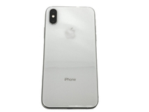Apple iPhone XS NTE12J/A 256GB SIMフリー シルバー バッテリー最大容量100% スマートフォン スマホ 中古 美品 M8591117_画像1