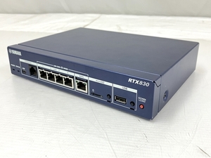 YAMAHA RTX830 ギガアクセス VPNルーター DAM ダム ネットワーク 機器 ヤマハ 中古 T8619532