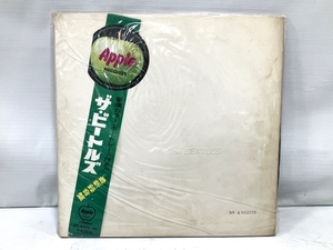 The Beatles AP8570 ザ・ビートルズ ホワイト・アルバム 2枚組 LP 丸帯補充票付 赤盤 ジャンク H8605123
