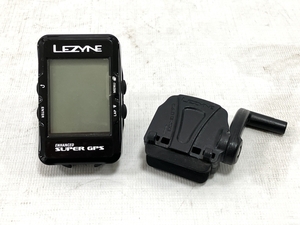 LEZYNE レザイン SUPER GPS 日本語対応 GPSサイクルコンピューター 自転車 アクセサリー 中古 H8599696