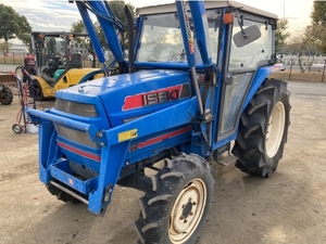 茨城Prefecture イセキ Tractor TA337 33馬力 5139h Power steering 自動水平 倍速 フロントローダー 4WD 中古 直Q8463946