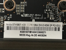 NVIDIA GEFORCE GTX 1050 Ti 4GB GDDR5 128Bit グラフィックボード PC 周辺 機器 ジャンク F8627233_画像7