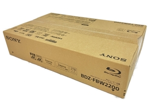 SONY BDZ-FBW2200 ブルーレイレコーダー 4Kチューナー内蔵 ソニー 未開封 未使用 C8599768