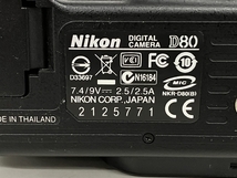 NIKON ニコン D80 AF-S DX18-135 3.5-5.6 G ED レンズキット デジタル カメラ 一眼レフ ジャンク K8601663_画像4