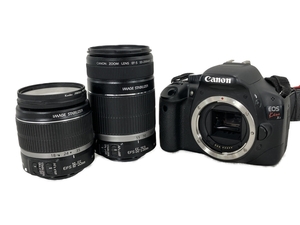 Canon EOS Kiss X4 一眼 カメラ ダブルズームキット 18-55mm 55-250mm キャノン 中古 W8455262