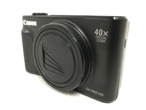 Canon コンパクトデジタルカメラ PowerShot SX740 HS ブラック 4K 光学40倍ズーム Wifi Bluetooth 中古 T8533511