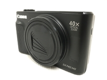 Canon コンパクトデジタルカメラ PowerShot SX740 HS ブラック 4K 光学40倍ズーム Wifi Bluetooth 中古 T8533511_画像1
