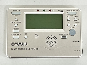 YAMAHA ヤマハ TDM-75 TUNER METRONOME チューナー メトロノーム 音響機材 中古 K8639945