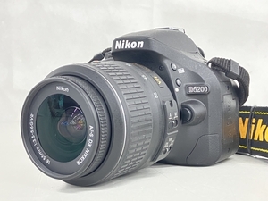 Nikon ニコン D5200 ボディ DX AF-S NIKKOR 18-55mm 1:3.5-5.6G VR レンズ 一眼レフ カメラ ジャンク K8613097