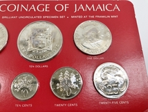 1975 SPECIMEN SET COIN OF JAMICA 1975 プルーフ貨幣セット 中古 W8641094_画像6