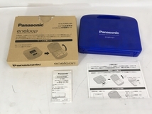 Panasonic eneloop K-KJ53MCC84 ニッケル水素電池 充電器セット エネループ パナソニック 中古 美品 N8640290_画像2