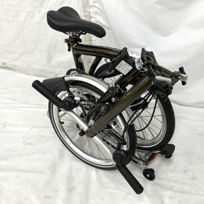 BROMPTON S6R / ブラックラッカー 2022年モデル / リアキャリア付 ブロンプトン 折りたたみ自転車 中古 美品 楽 Y8597891の画像7