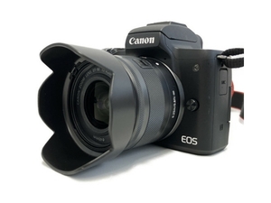 Canon EOS Kiss M EF-M 15-45mm 1:3.5-6.3 IS STM 49mm ミラーレス一眼 カメラ 中古 Z8646177