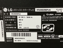 【引取限定】LG エレクトロニクス 60UK6200PJA 60インチ 4K 液晶 テレビ 2019年製 家電 訳有 直 M8281370_画像3