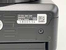 SONY ZV-E10L ミラーレス一眼カメラ レンズ付 E PZ 16-50mm f3.5-5.6 OSS 未使用 Z8649211_画像7