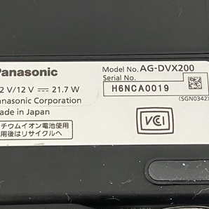 Panasonic AG-DVX200 4Kメモリーカードカムコーダー ビデオカメラ 訳あり 中古 Z8518362の画像2