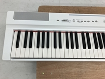 YAMAHA P-125WH 電子ピアノ 88鍵盤 スタンド付き ホワイト 2021年製 キーボード ヤマハ 中古 良好 C8654340_画像4