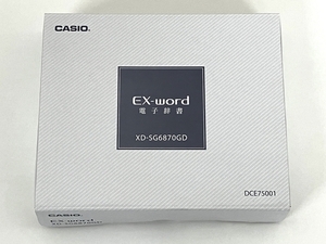 CASIO カシオ EX-word 電子辞書 XD-SG6870GD 未使用 T8658655