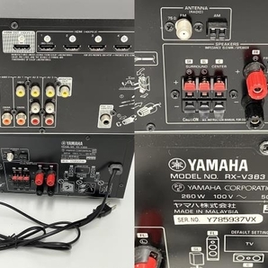 YAMAHA RX-V383 AVレシーバー Bluetooth対応 ドルビー 4K 音響機材 シアター ヤマハ 中古 Z8655671の画像6