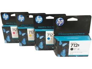 HP 712 トナー ブラック マゼンタ シアン イエロー 4色セット インク 未使用 N8663295