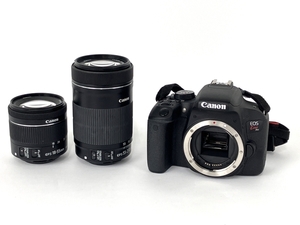 Canon EOS kiss X9i 18-55mm 4-5.6 55-250mm 4-5.6 IS STM 一眼レフ ダブルズームレンズキット キャノン 中古 Y8653707